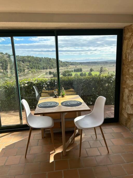 Grand T2 Bis Avec Terrasse Et Vue Apartman Portel-des-Corbieres Kültér fotó