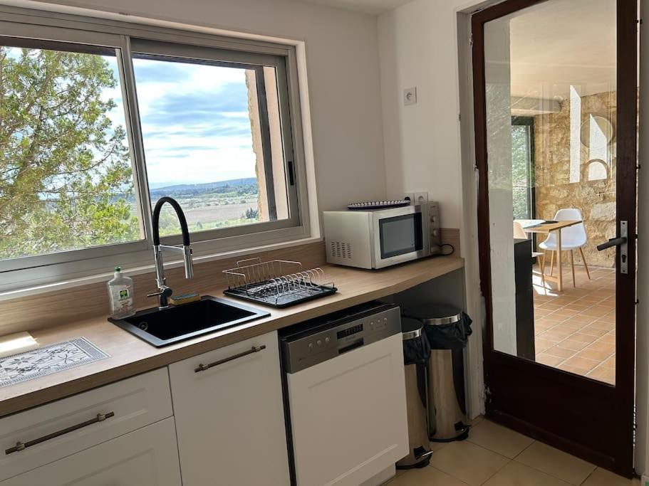 Grand T2 Bis Avec Terrasse Et Vue Apartman Portel-des-Corbieres Kültér fotó